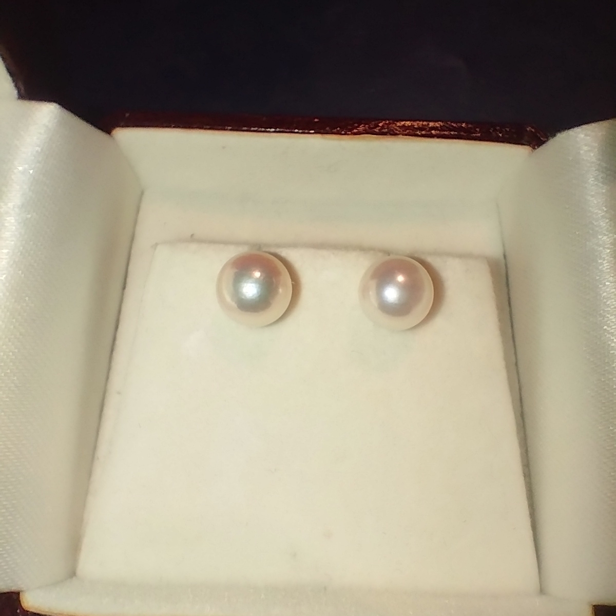Classic White 14 Kt Pearl Stud Earrings  Women Jewelry